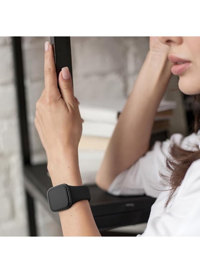 Watch Band for Xiaomi Mi Watch 3 / Redmi Watch 3, Silicone Wristband with Buckle for Xiaomi Redmi Watch 3 / Redmi Watch Live 3 - Black - Image 5