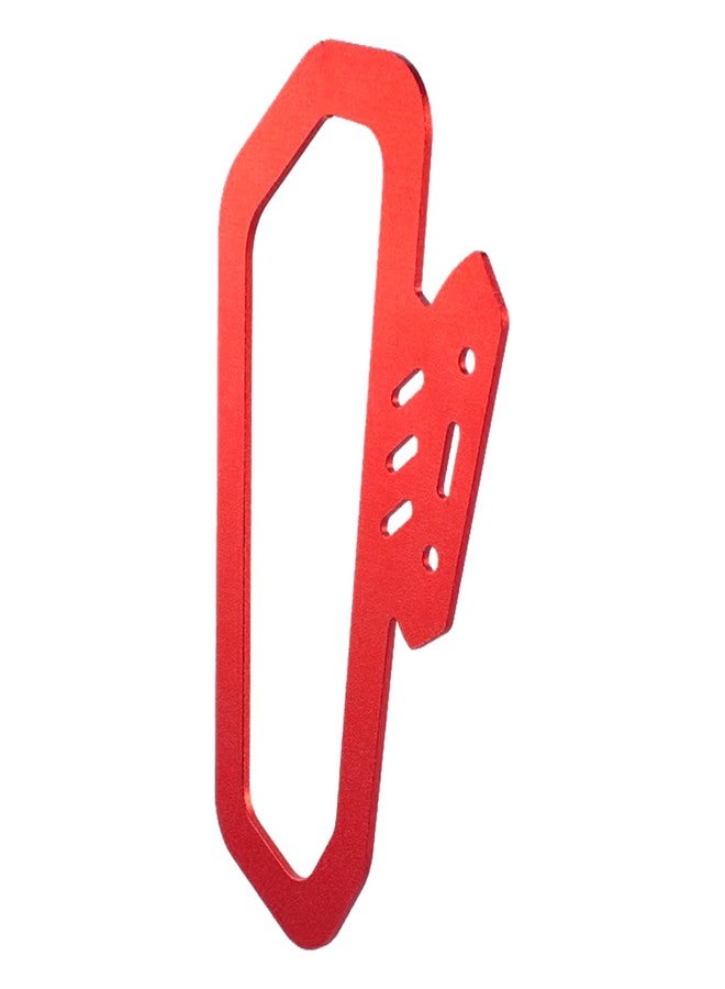 Vgoohobby Metal Carry Handle Bracket Holder Mount Compatible with Futaba 7PX 10PX Remote Controller Transmitter for RC Scale Car Crawler Boat (Red) - Image 3