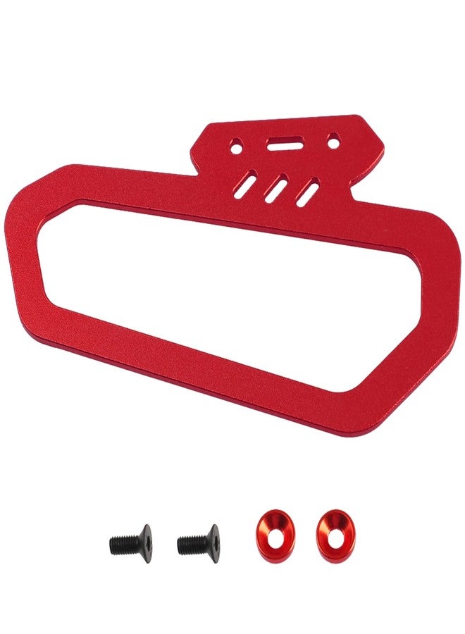 Vgoohobby Metal Carry Handle Bracket Holder Mount Compatible with Futaba 7PX 10PX Remote Controller Transmitter for RC Scale Car Crawler Boat (Red) - Image 2