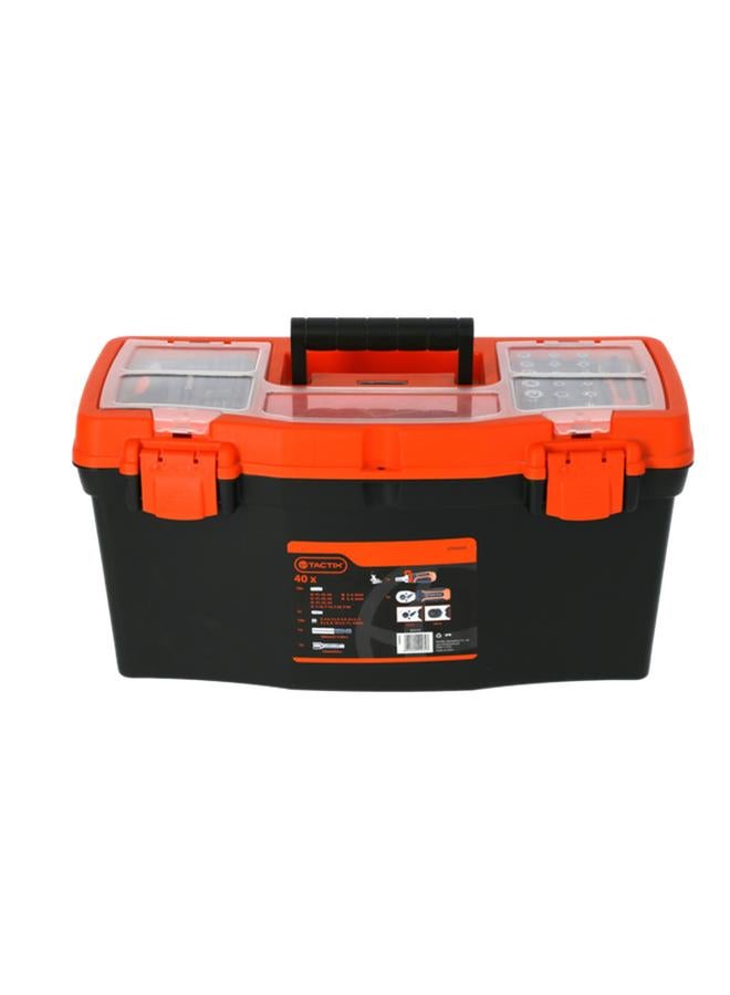 Tactix 40-Piece Bits and Driver Tool Box Set Multicolor 990009  - Image 1