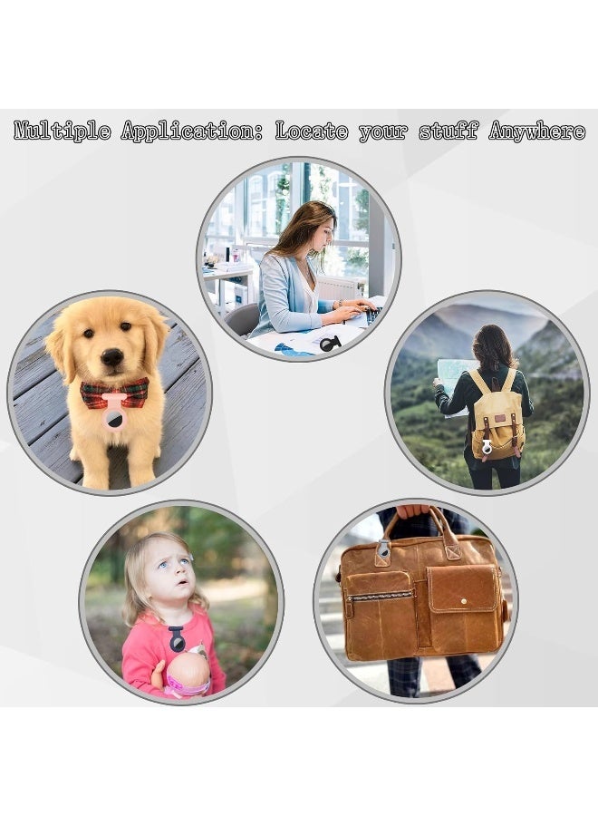 2 Pieces AirTag Holder with Safety, Hidden Wearable AirTag Case with Brooch Clip for Clothes of Kids, Teens, Elder - Image 5
