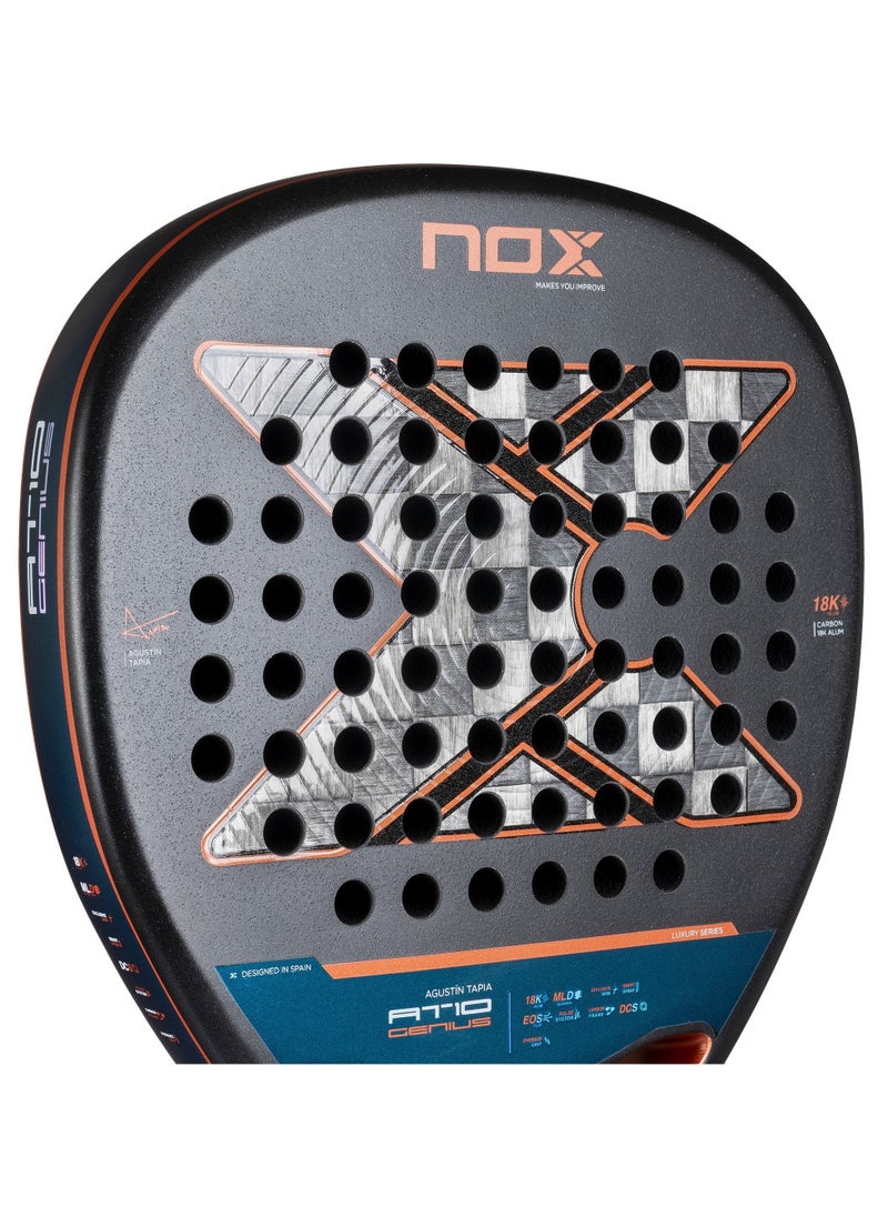 NOX - AT10 Luxury Genius Attack 18K 2025 Nox Padel Racket by Agustin Tapia - Image 1