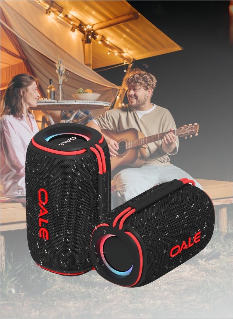 OALE iStudio 500 Speaker, 15W Output, RGB Light, IPX6 Waterproof, 3000mAh Battery, 5–7H Playtime, Handsfree Call, BT5.3, FM, AUX, USB & TF Card Support - Image 1