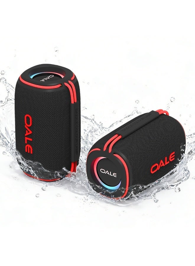 OALE iStudio 500 Speaker, 15W Output, RGB Light, IPX6 Waterproof, 3000mAh Battery, 5–7H Playtime, Handsfree Call, BT5.3, FM, AUX, USB & TF Card Support - Image 1
