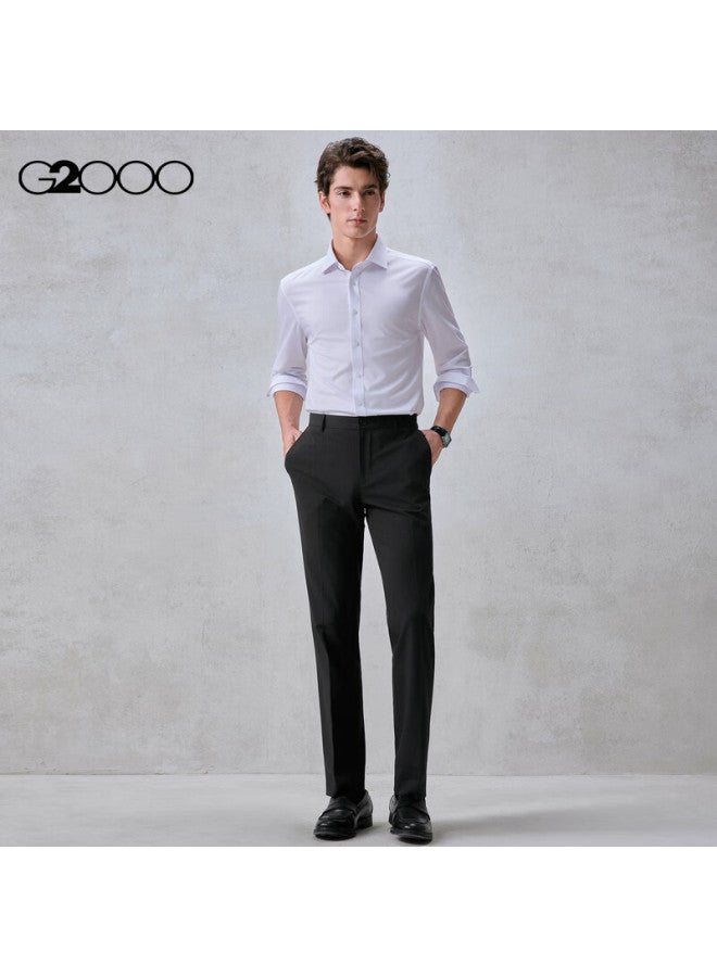 G2000 Non-iron Draped Feel Men's 2025 Autumn Winter Soft Skin-friendly Commuter Long Sleeve Shirt - Image 2