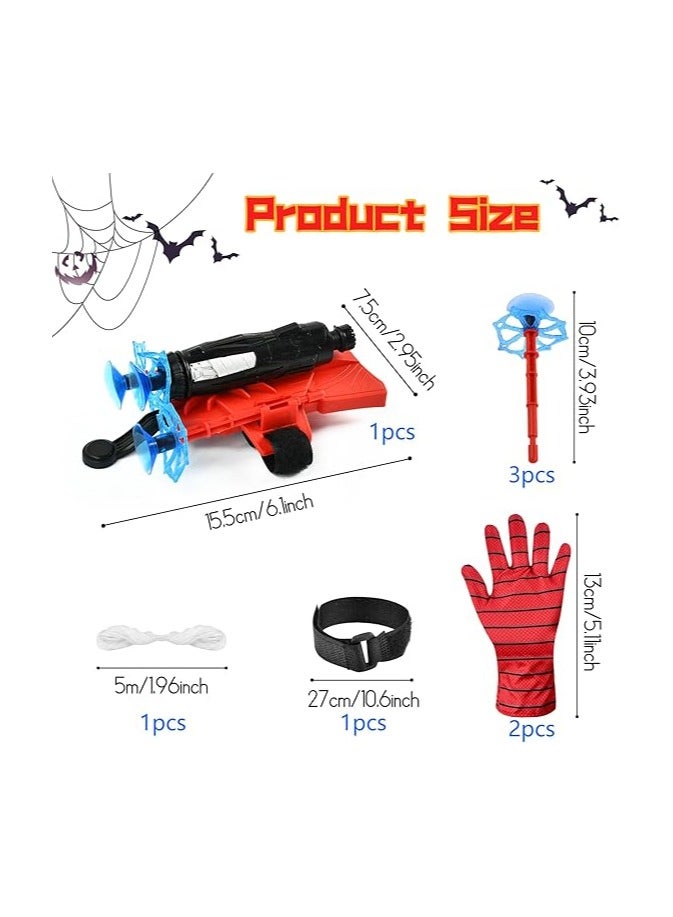 Niumowang Spider Launcher Glove, Kids Spider Hero Gloves, Spiderman Toy Glove, Spiderman Web Shooter, Launcher Toy, Wrist Toy Set, Cosplay Glove Launcher - Image 2
