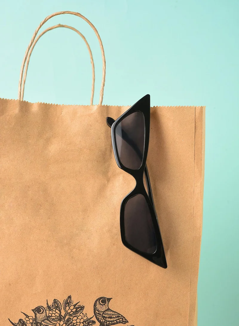 صوص هاوت نظارة شمسية عين القطة سوداء بعدسات سوداء