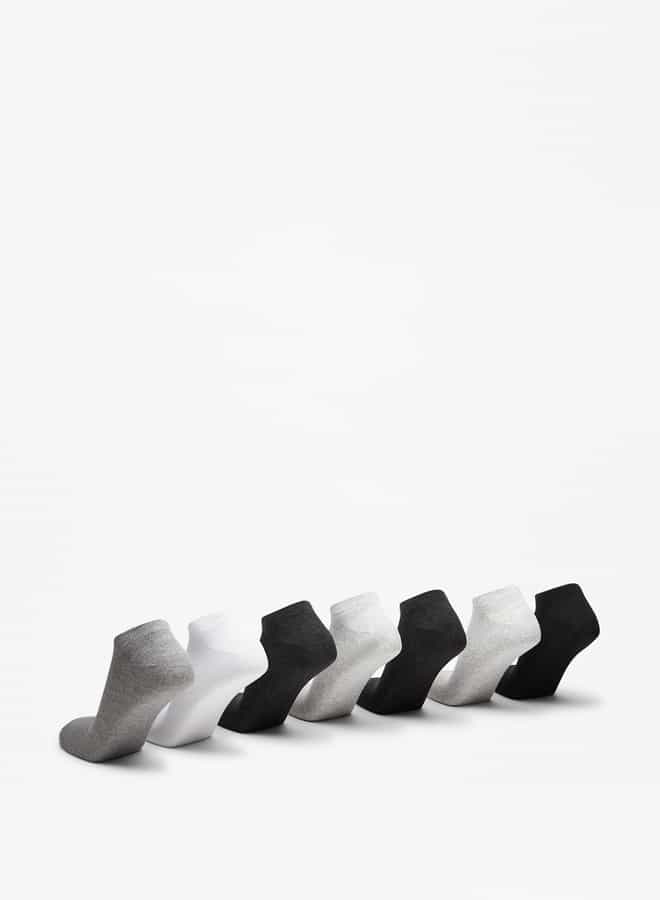 ال بي ال من شو اكسبرس جوارب رجالية سادة بطول الكاحل - مجموعة من  قطع - Image 3