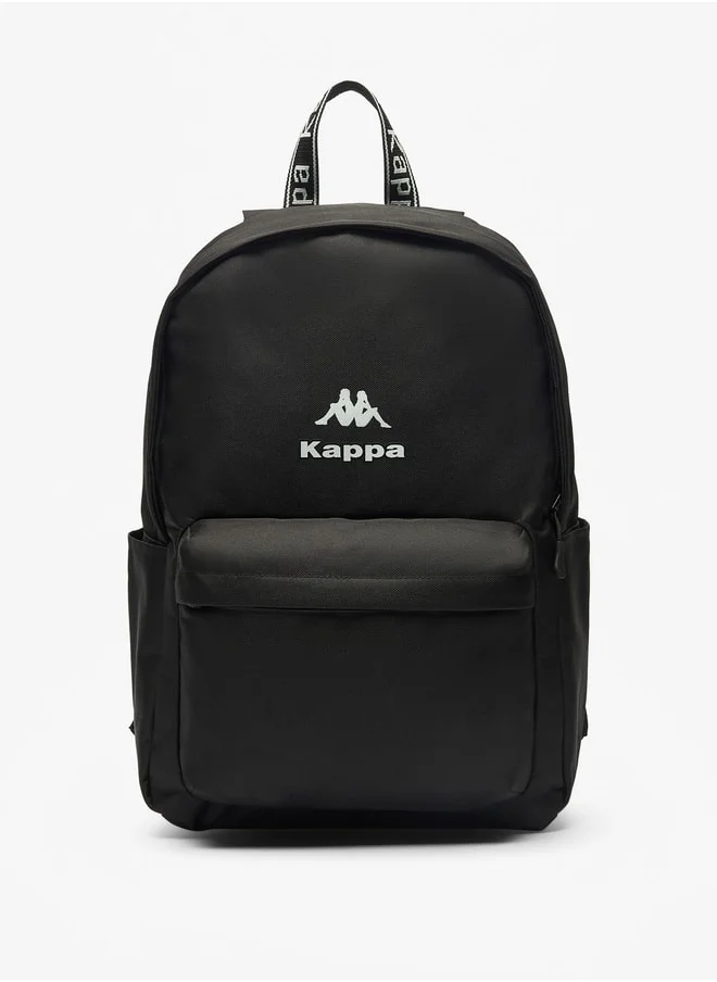 Kappa Logo Detail Backpack with Adjustable Shoulder Straps