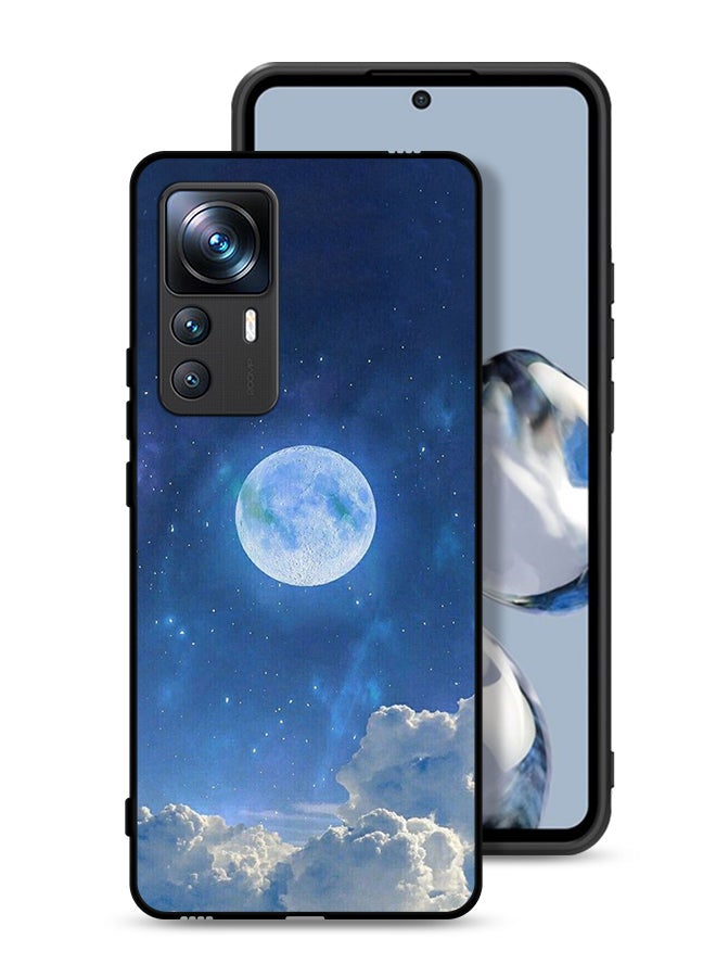 Tolwak Xiaomi 12T Pro Protective Case Cover Moon Clouds - Image 1