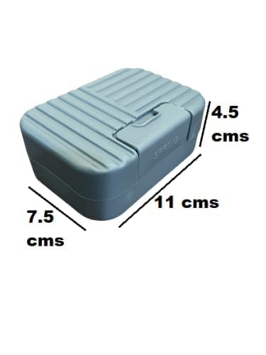 Flywind Sonal Spring Useful Portable Waterproof Leakproof Travel Soap Box Case Holder | Plastic Soap Case Box Holder Dish Container for Bathroom Outdoors Travel Home Use (Beige & Brown) - Image 4