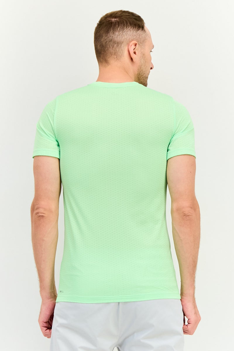 PUMA Men Sportswear Fit Short Sleeve Training T-Shirt, Lime Green - Image 3