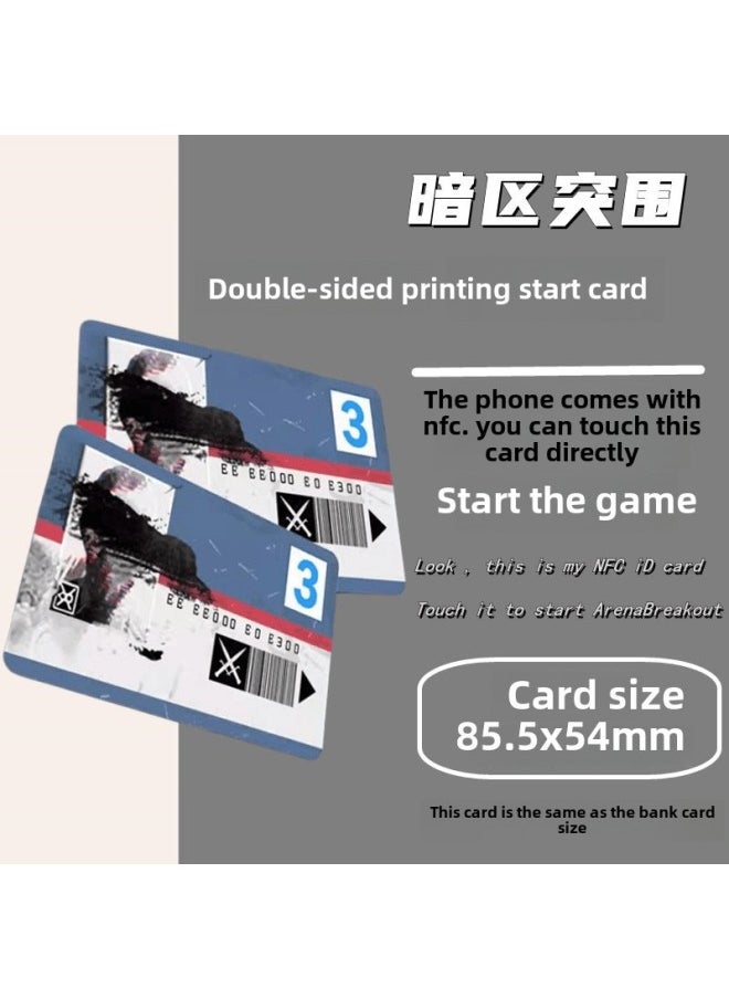 Generic - NFC Game Launcher Card Naruto King Glory Dark Zone Breakout Gold Shovel Shovel Peace Elite Collection Gift-Color:Call Of Duty - Secret City Strange Soldiers - Image 1