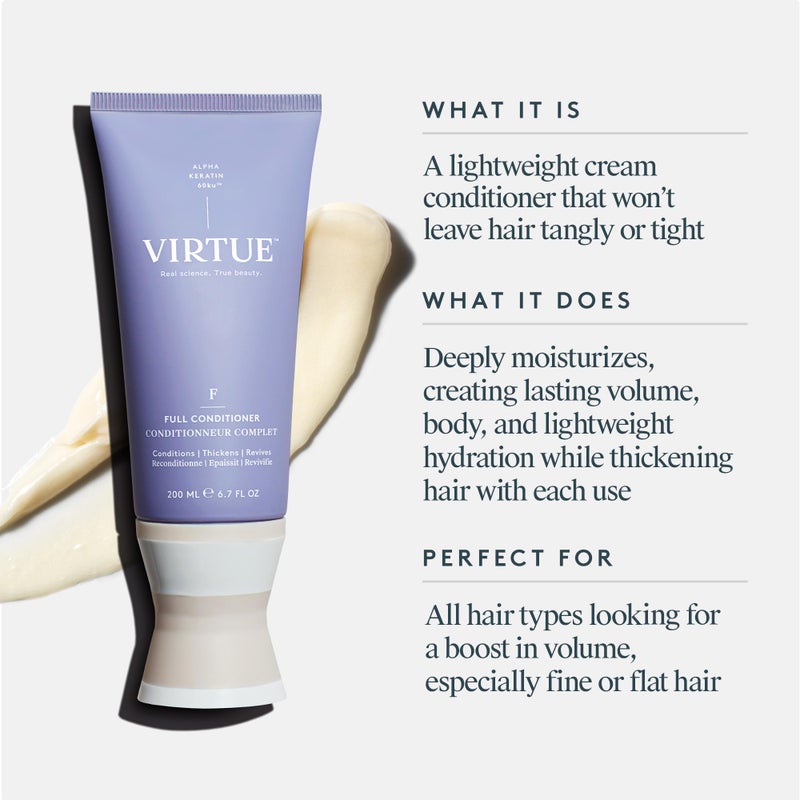 Virtue Full Volumizing Conditioner Thickens Hair - Image 2