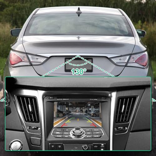 GreenYi 95760-3S102 Rear View Backup Camera Fit for Hyundai Sonata Hybrid 2011-2015, GreenYi Parking Assist Cam Replaces OE Number 95760-3S100, 95760-3S101, A52-74-0028, V52-74-0028, PAC16 - Image 3