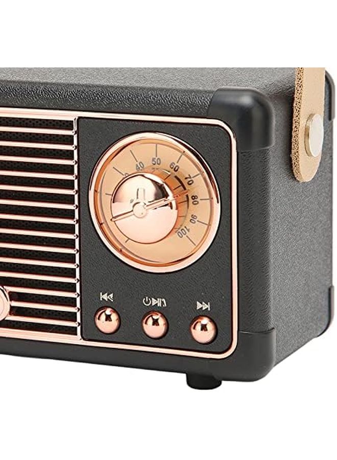 Retro Portable Speaker Vintage Design For Home Outdoors Travel Color 1 - Image 3