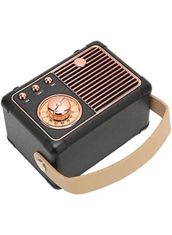 Retro Portable Speaker Vintage Design For Home Outdoors Travel Color 1 - Image 1