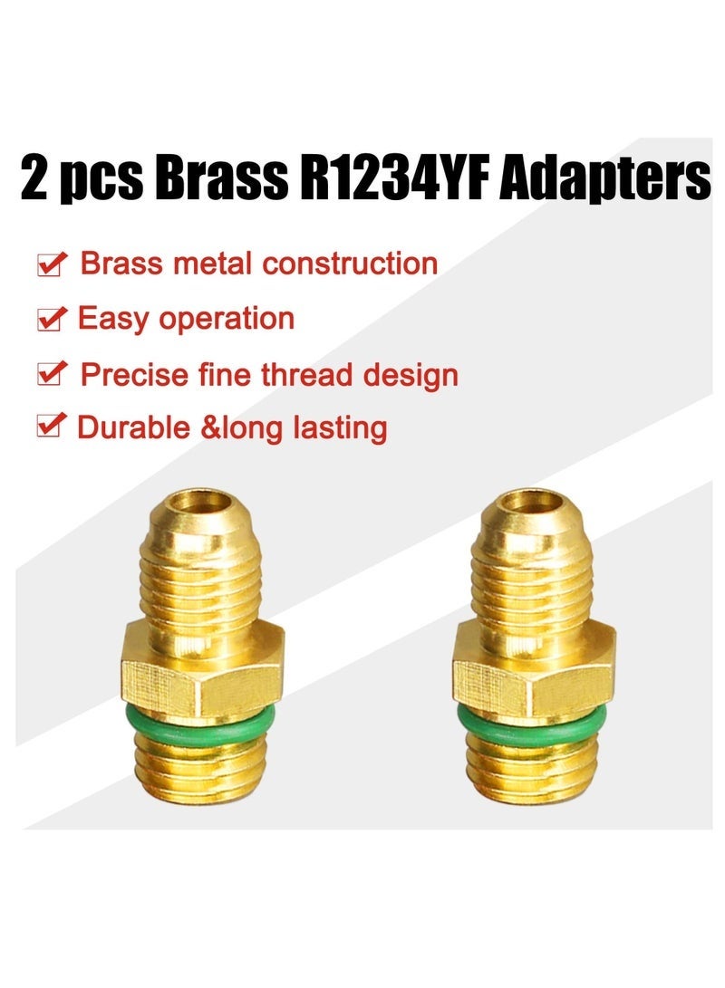 SafiDur Quick Coupler Adapter Fittings R1234yf High Side And Low Side For Air Conditioning Evacuation - Image 4