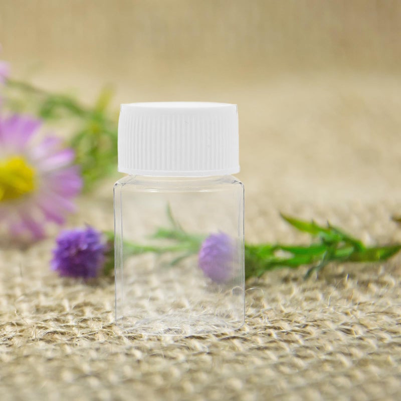 15ml Wide Mouth Plastic Bottles with Screw Caps Leak Resistant for Lab Travel Storage - Image 5