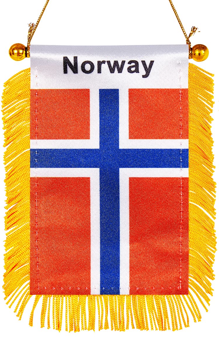 WXTWK National car window hanging flag (Norway) - Image 1