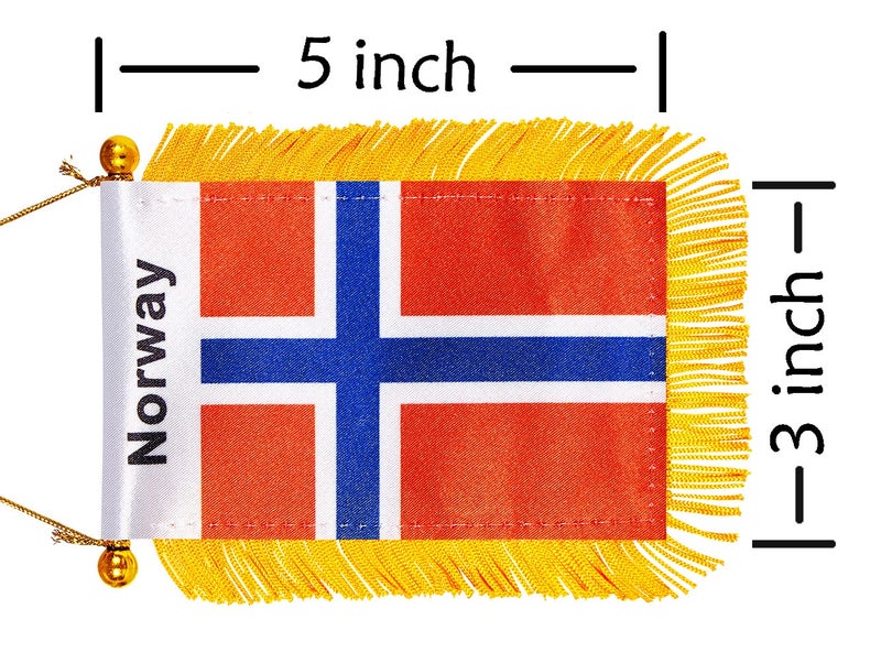 WXTWK National car window hanging flag (Norway) - Image 2