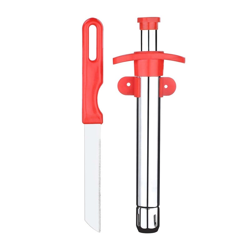 Akai Stainless Steel Kitchen Gas Lighter with Free Kitchen Knife, Dual Utility Delight, Gas Lighter and Knife Combo Pack - Image 1