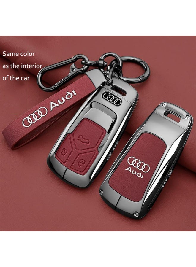Audi 2025 Audi Q5L special key set luxury 2024 A4L premium car key all inclusive protective case for men and women General Motors keychain - Image 4