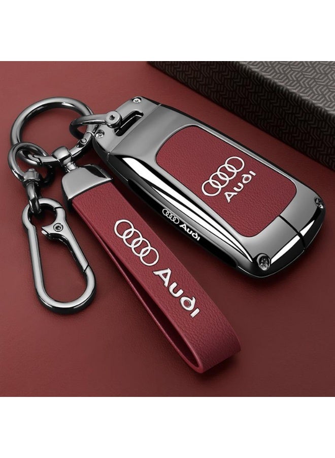Audi 2025 Audi Q5L special key set luxury 2024 A4L premium car key all inclusive protective case for men and women General Motors keychain - Image 5