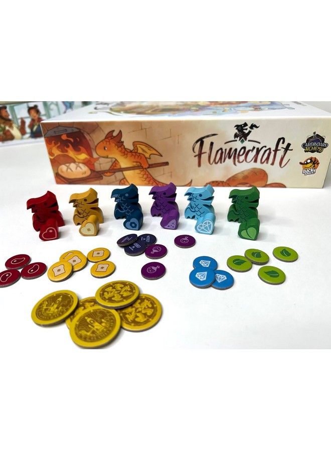 LUCKY DUCK GAMES Flamecraft Board Game By Lucky Duck Games 1 5 Players Board Games For Family 60 Minutes Of Gameplay Games For Game Night Teens And Adults Ages 14+ English Version  - Image 3