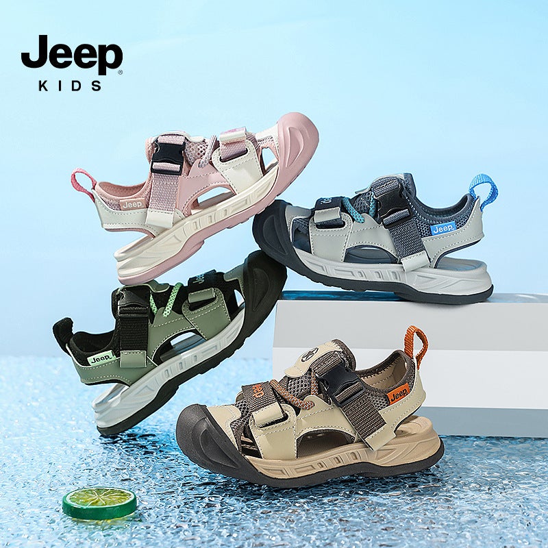 Jeep Girls' Sports Sandals Summer Summer Soft Sole Non-Slip Sandals For Little Girls And Children - Image 5