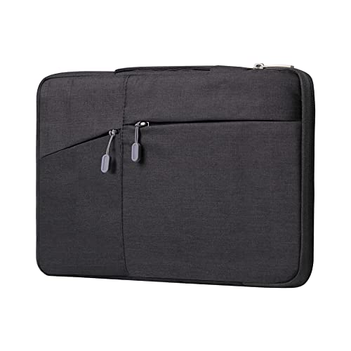 Megoo 15" Laptop Sleeve for Microsoft Surface Laptop 5/4/Book 3 15.6", MacBook Air 15.3"/Pro 16.2", Samsung Galaxy Book 15.6", Carry Case for 15" 16" Chromebook Computer(Black) - Image 1