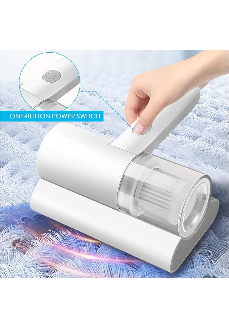 DubaiGallery مكنسة كهربائية للمراتب، مكنسة كهربائية محمولة للأشعة فوق البنفسجية، أداة إزالة العث، آلة تنظيف لاسلكية لإزالة العث للوسائد والملاءات والمراتب والأرائك والألعاب المحشوة وغيرها من الأسطح القماشية - Image 2