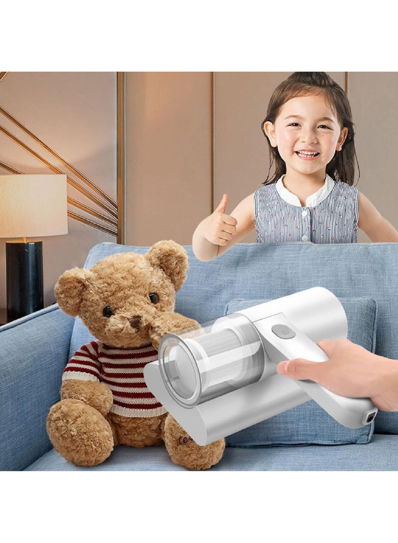 DubaiGallery مكنسة كهربائية للمراتب، مكنسة كهربائية محمولة للأشعة فوق البنفسجية، أداة إزالة العث، آلة تنظيف لاسلكية لإزالة العث للوسائد والملاءات والمراتب والأرائك والألعاب المحشوة وغيرها من الأسطح القماشية - Image 3