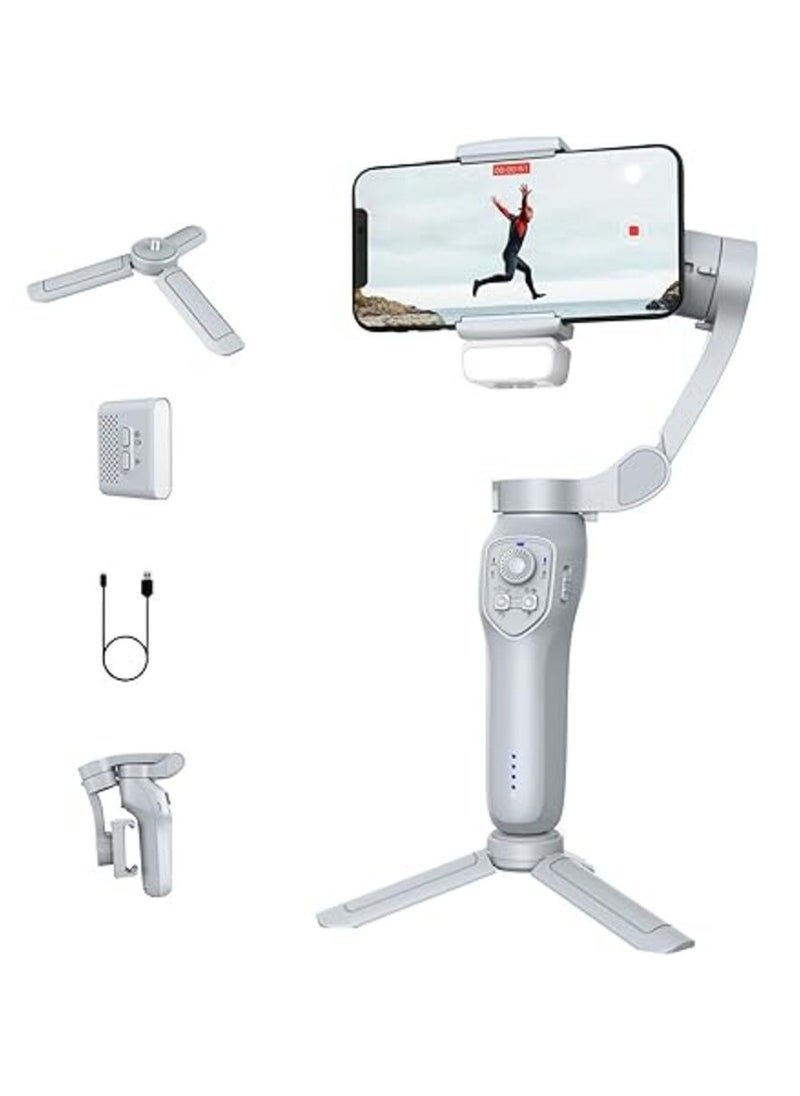 Generic L7C Pro Plus Face Tracking Rotation Phone Gimbal Tripod with Tracker 5 in 1 Gimbal Stabilizer Phone with AI Vision  - Image 1