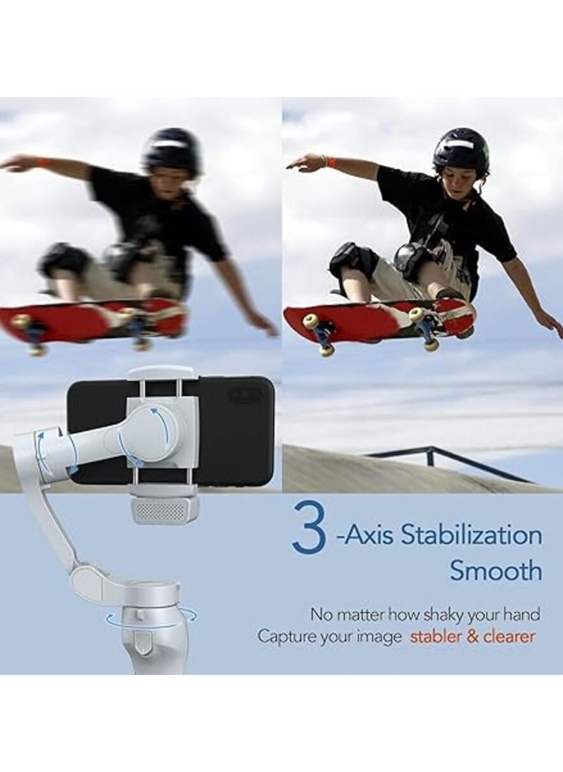 Generic L7C Pro Plus Face Tracking Rotation Phone Gimbal Tripod with Tracker 5 in 1 Gimbal Stabilizer Phone with AI Vision  - Image 2