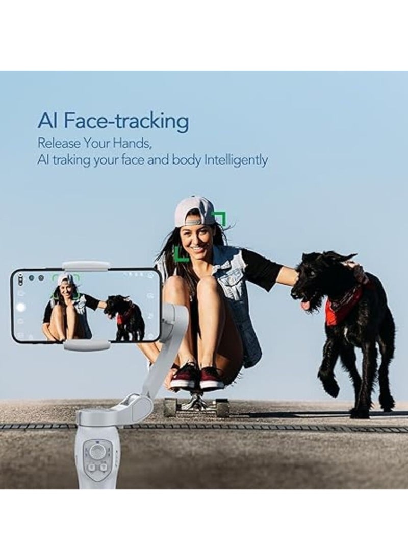 Generic L7C Pro Plus Face Tracking Rotation Phone Gimbal Tripod with Tracker 5 in 1 Gimbal Stabilizer Phone with AI Vision  - Image 3