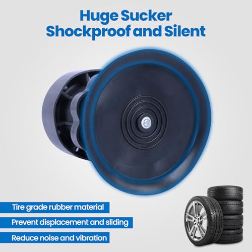 Shop4Ever Adjustable Washing Machine Stand Legs (Set of 4) | Anti-Vibration & Anti-Slip Rubber Base | Height Raiser for Front/Top Load | Heavy Duty Supports Up to 300KG | for Fridge & Appliances - Image 5