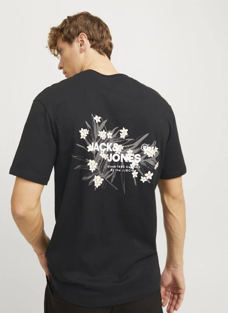 JACK & JONES Logo Regular Fit Crew Neck T-Shirt