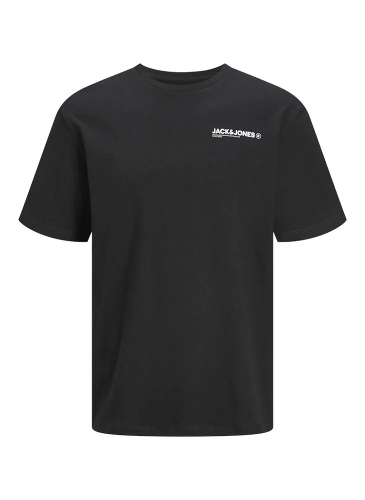JACK & JONES Logo Regular Fit Crew Neck T-Shirt