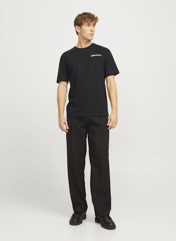 JACK & JONES Logo Regular Fit Crew Neck T-Shirt