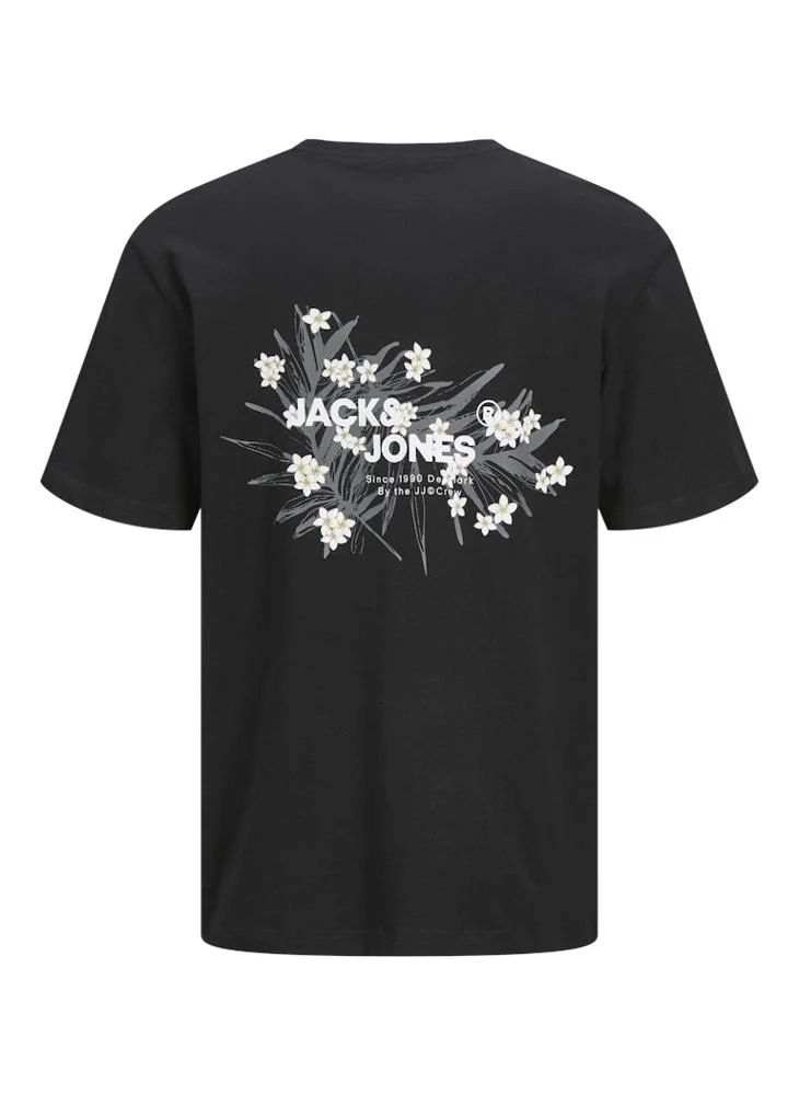 JACK & JONES Logo Regular Fit Crew Neck T-Shirt