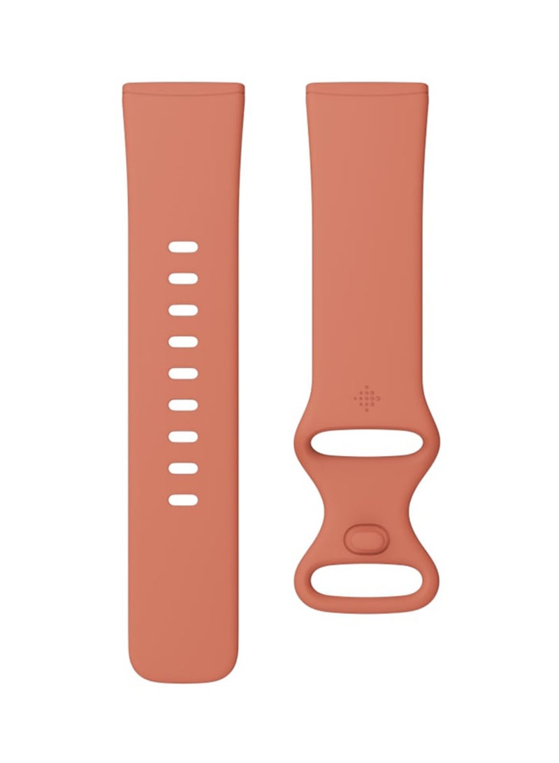 Fitbit Renewed - Versa 3 Health & Fitness Smartwatch Pink Clay/Soft Gold Aluminium - Image 5