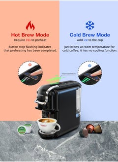 HiBREW HiBREW Multiple Capsule Coffee Machine Hot/Cold  Capsule ESE Pod Ground Coffee Cafeteria  5 in 1 H2B  - Image 2