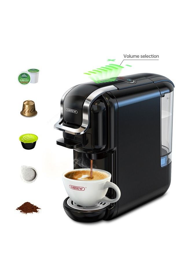 HiBREW Multiple Capsule Coffee Machine Hot/Cold Dolce Gusto Milk Nespresso Capsule ESE Pod Ground Coffee Cafeteria  5 in 1 H2B 