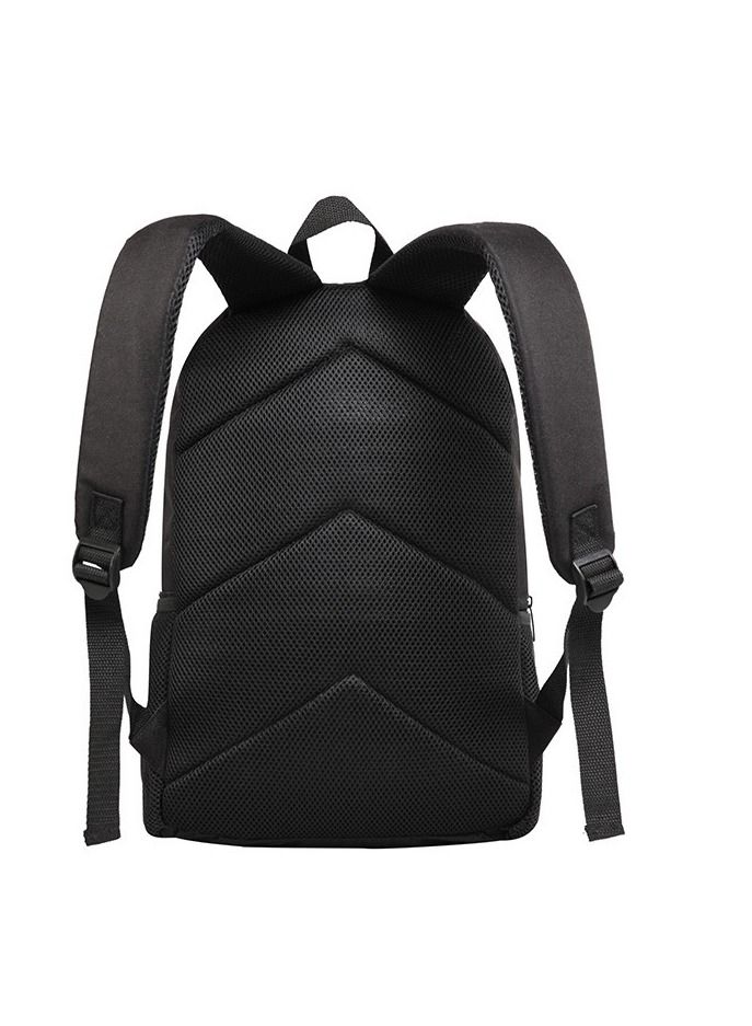 3 Piece Stitch 3D Print Insulated Lunch Backpack Set Multicolour - Image 2