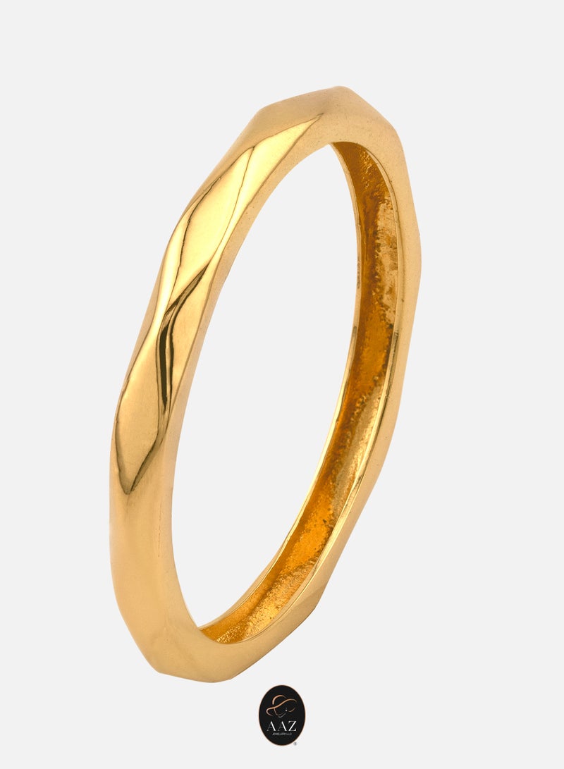 AAZ Jewellery L.L.C Facet 18K Gold Ring - Image 1