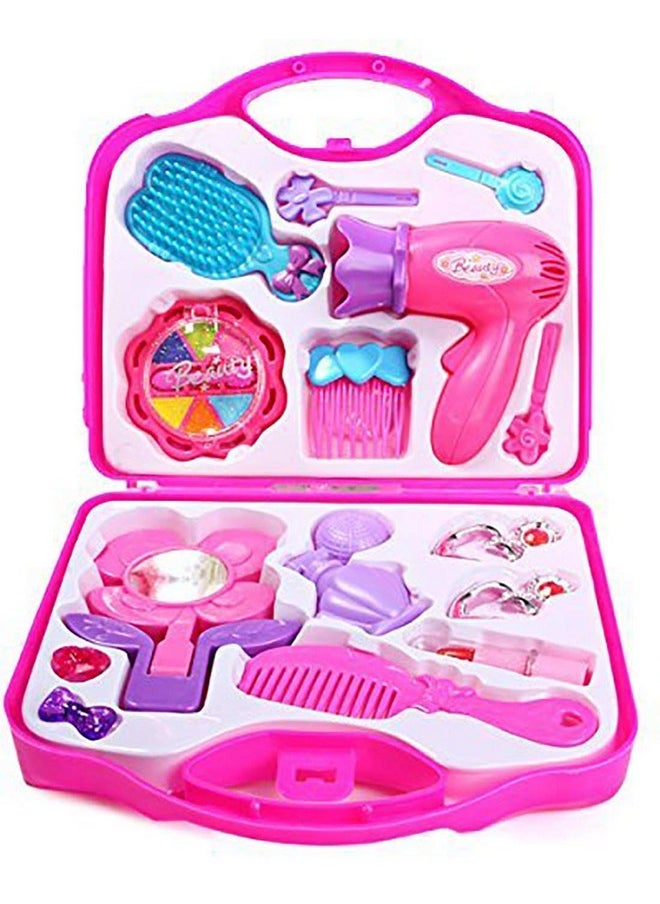 Famous Quality Famous Quality Beauty Set for Girls Cosmetic and Makeup Toy for Girls Beauty Kit (Pink)  - Image 1