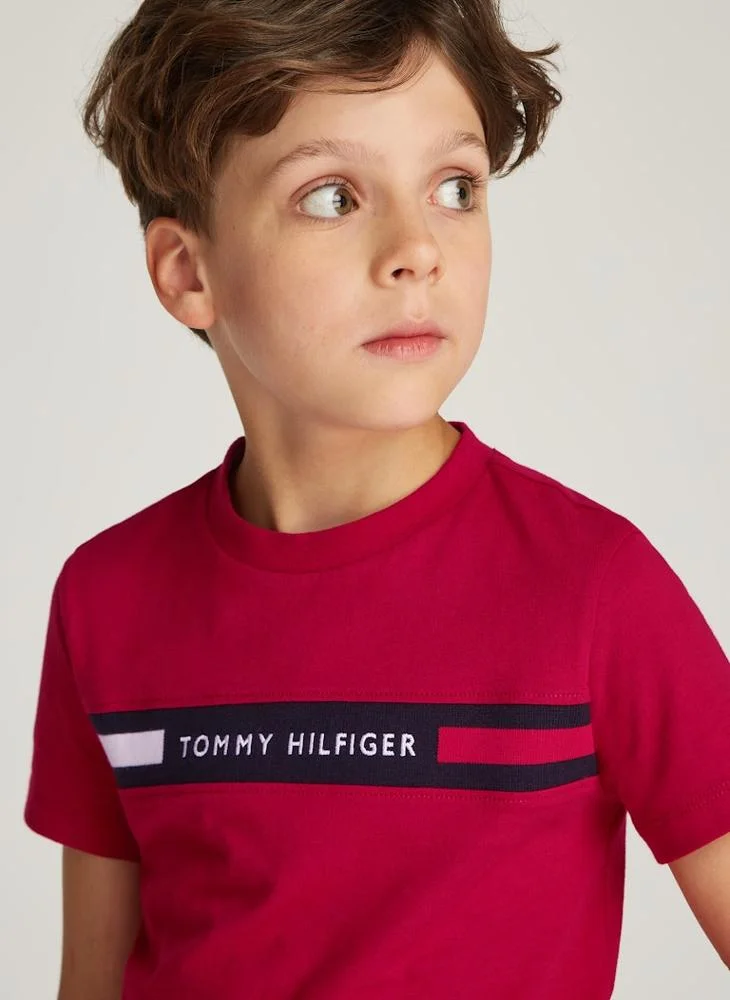 TOMMY HILFIGER Youth Ribbed Regular T-Shirt
