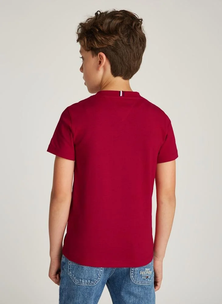 TOMMY HILFIGER Youth Ribbed Regular T-Shirt