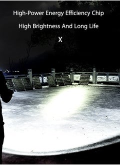 OASIS DESERT LED Flashlight Rechargeable, Super Bright Torch, Long Lasting Battery, Tactical Flashlight 3 Lighting Mode, Waterproof, Flashlight Camping, Outdoor  - Image 2